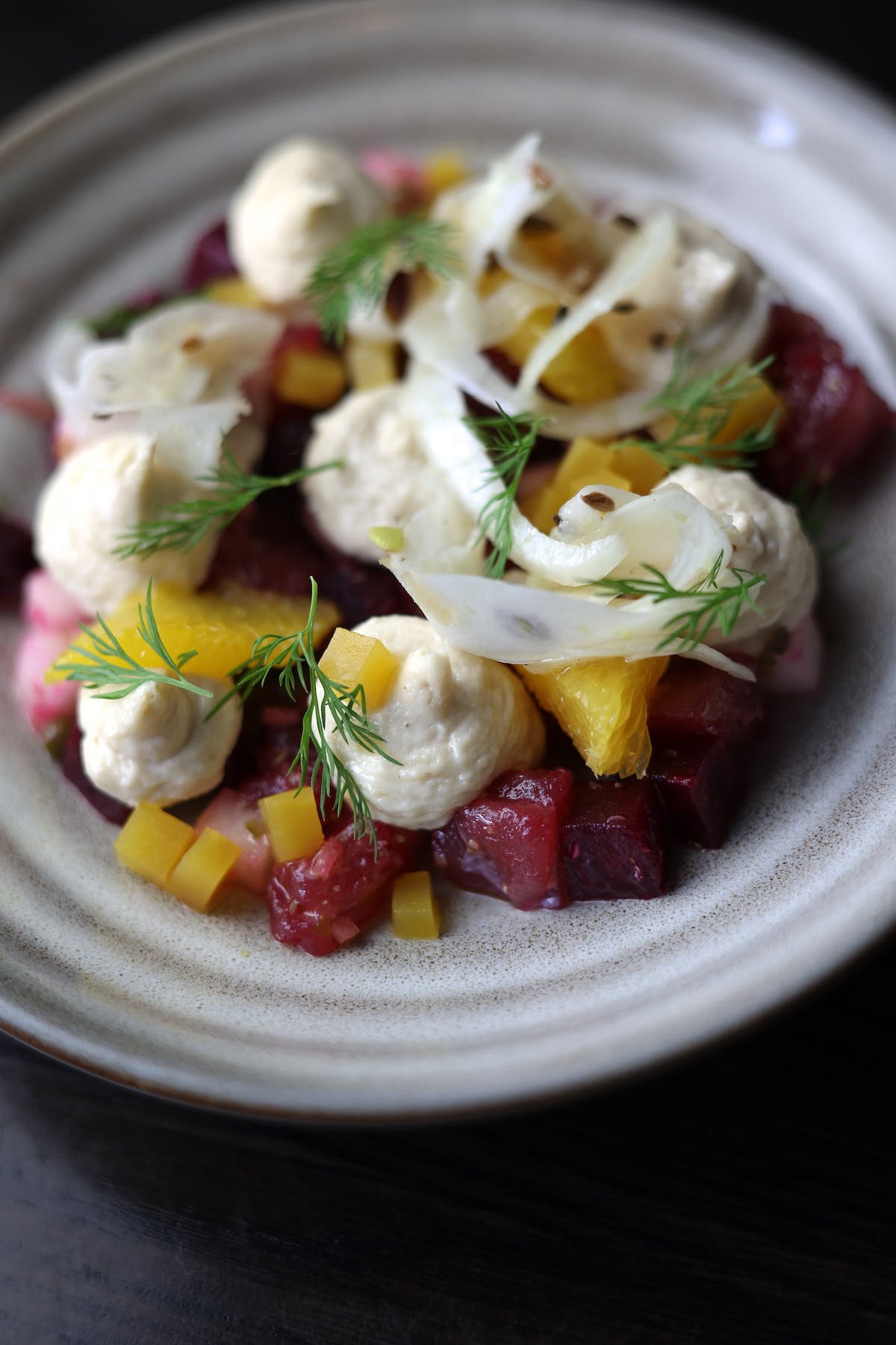 a plate of food