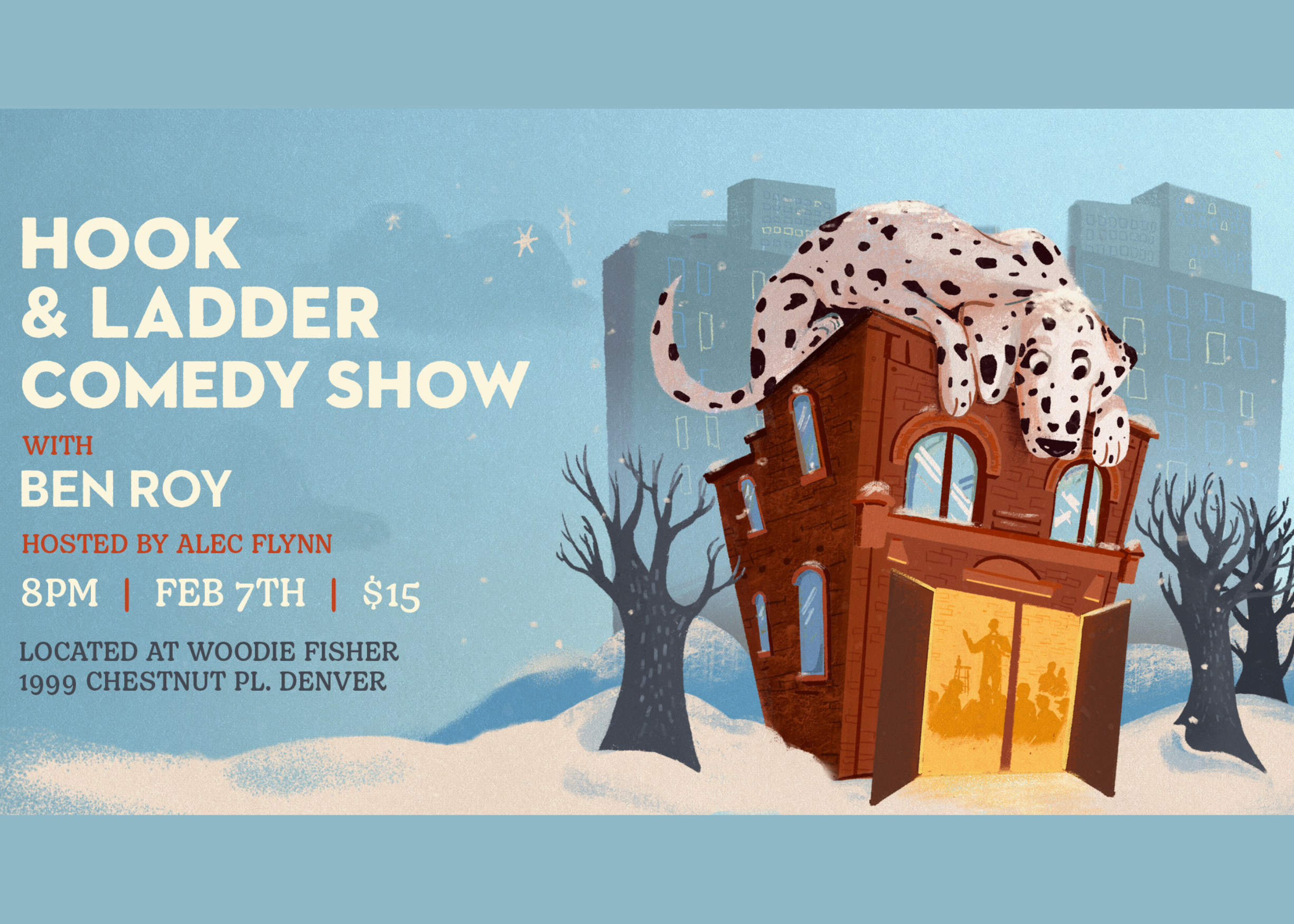 Hook & Ladder Comedy Show- February 7 | Woodie Fisher | A Neighborhood ...