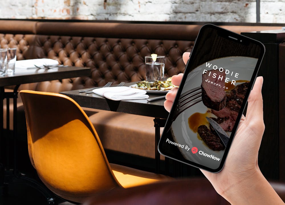 a person sitting at a table