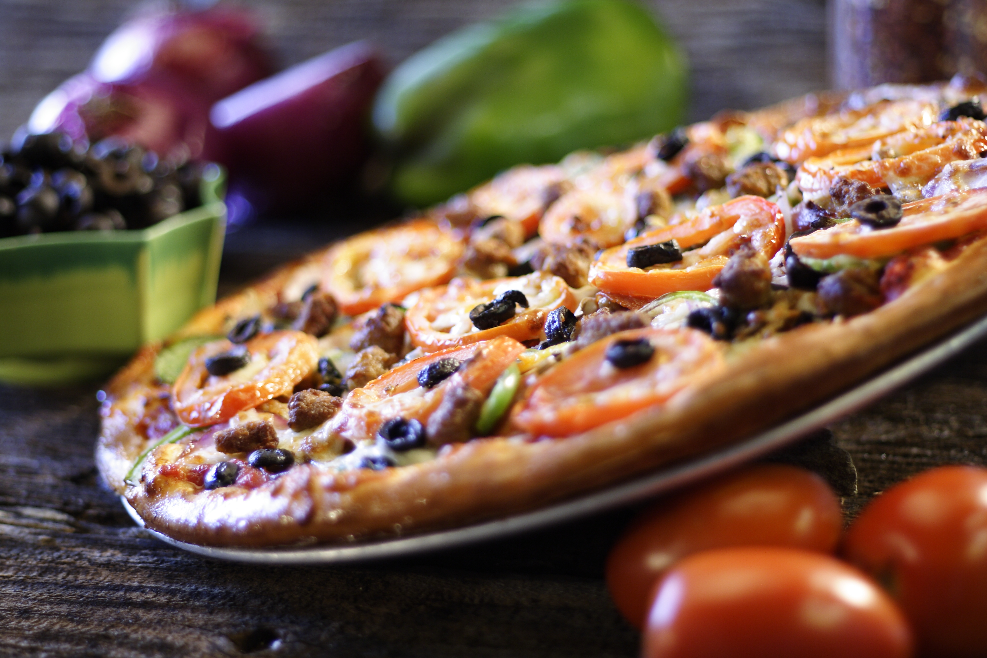 a plate of food on a table