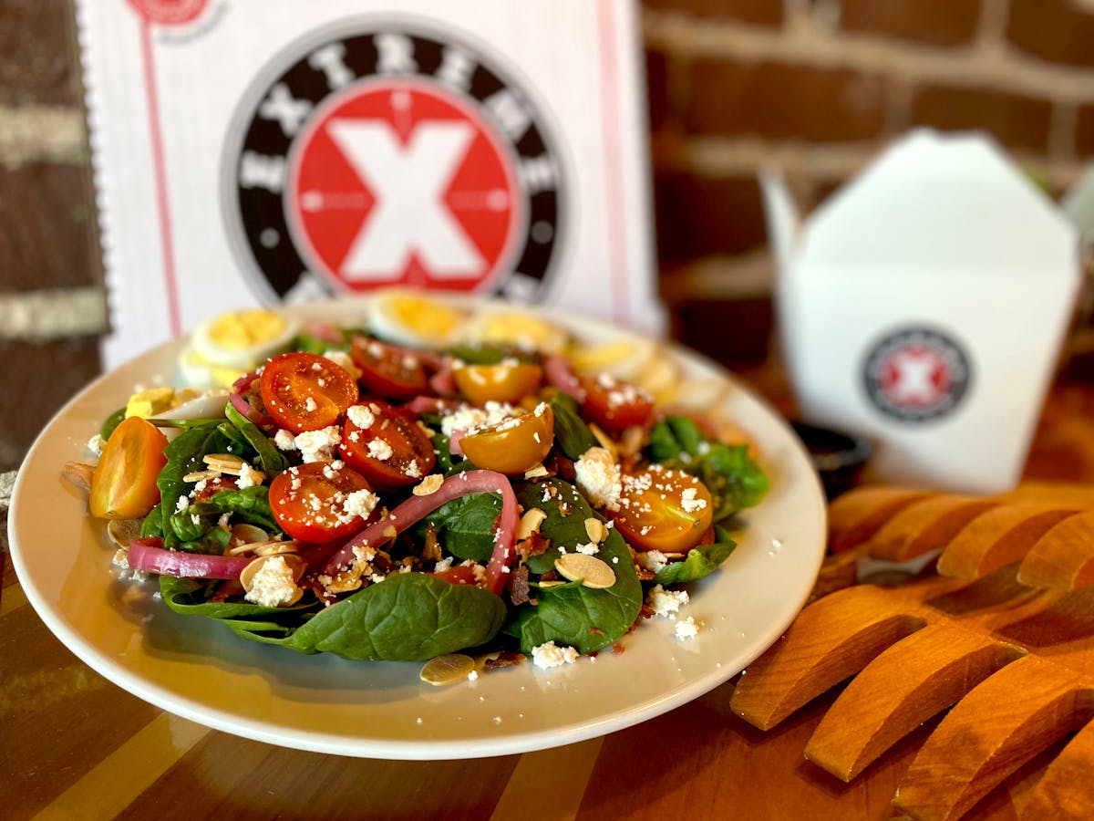a plate of food on a table