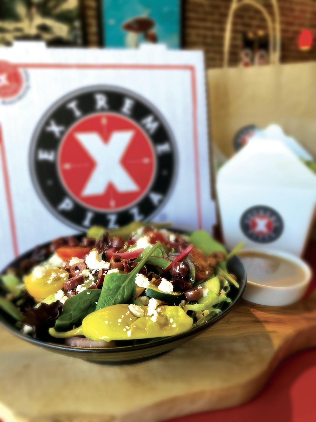 a plate of food on a table