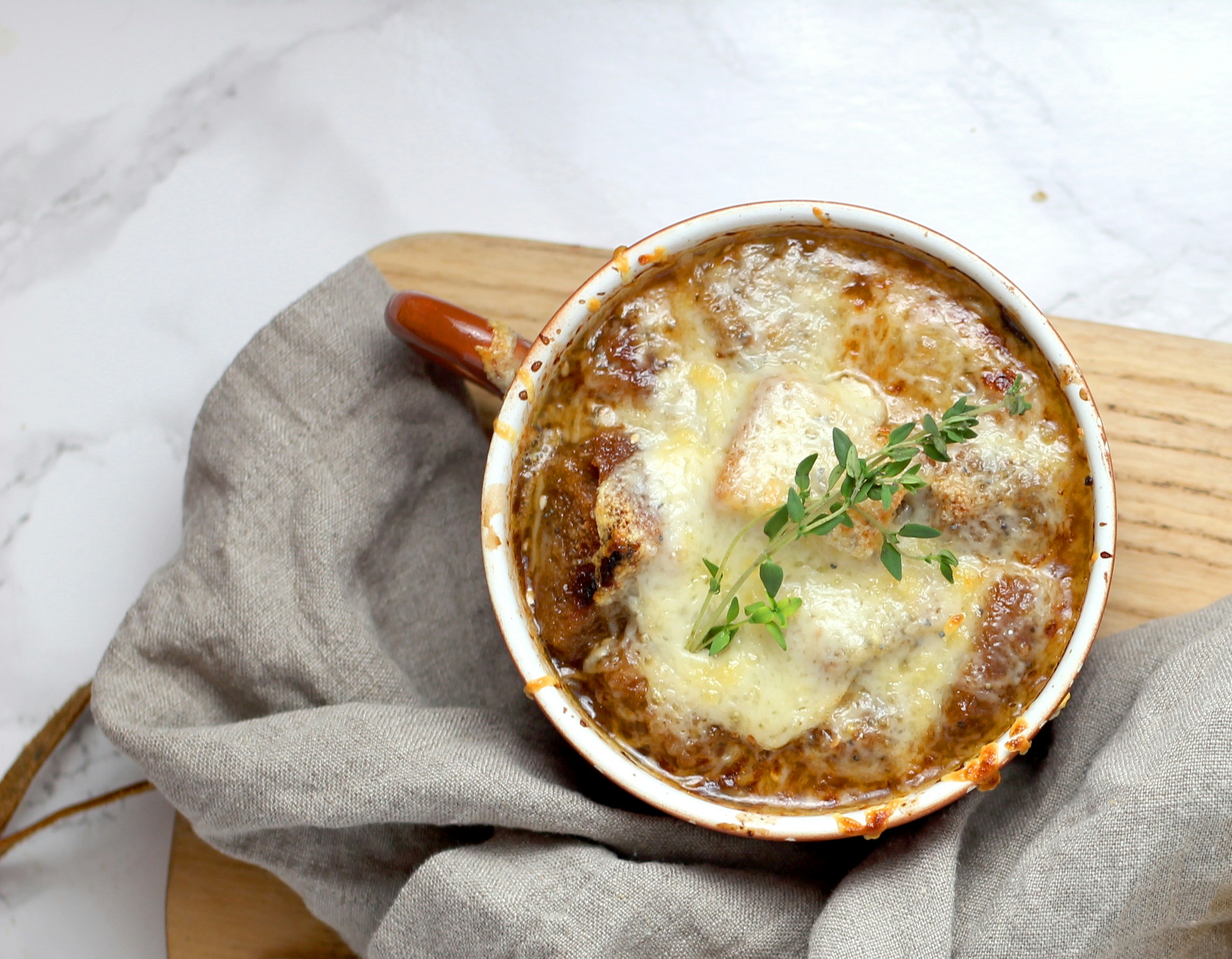 a bowl of food