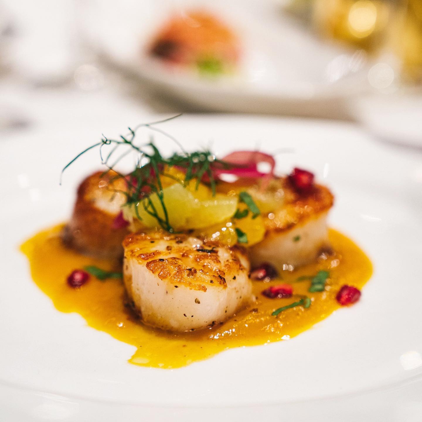 Seasonal seafood dish