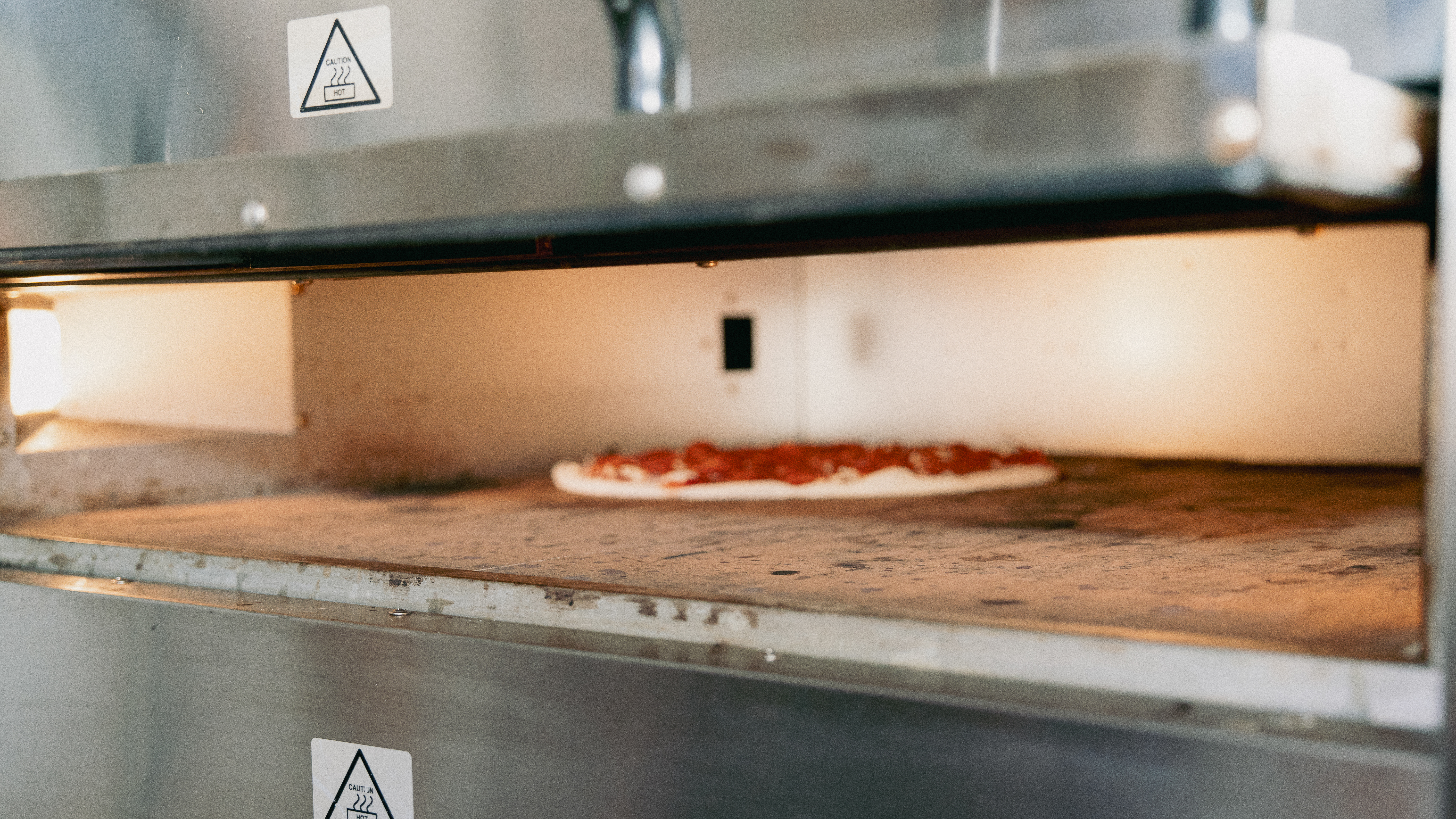 a close up of a pizza