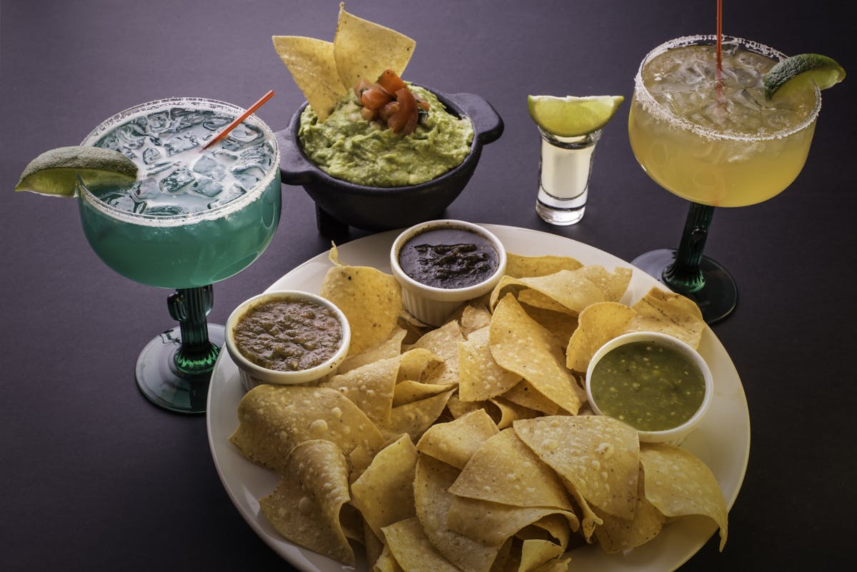 a plate of food on a table