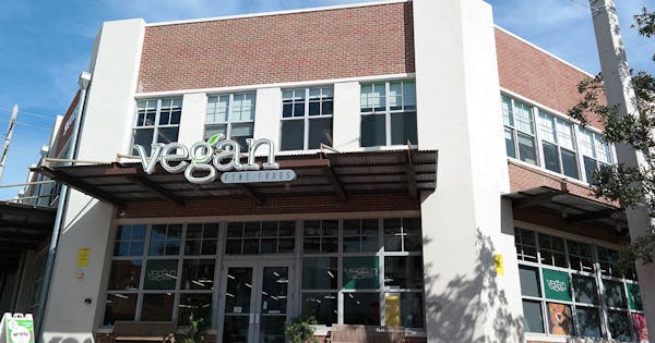 a store front of a brick building