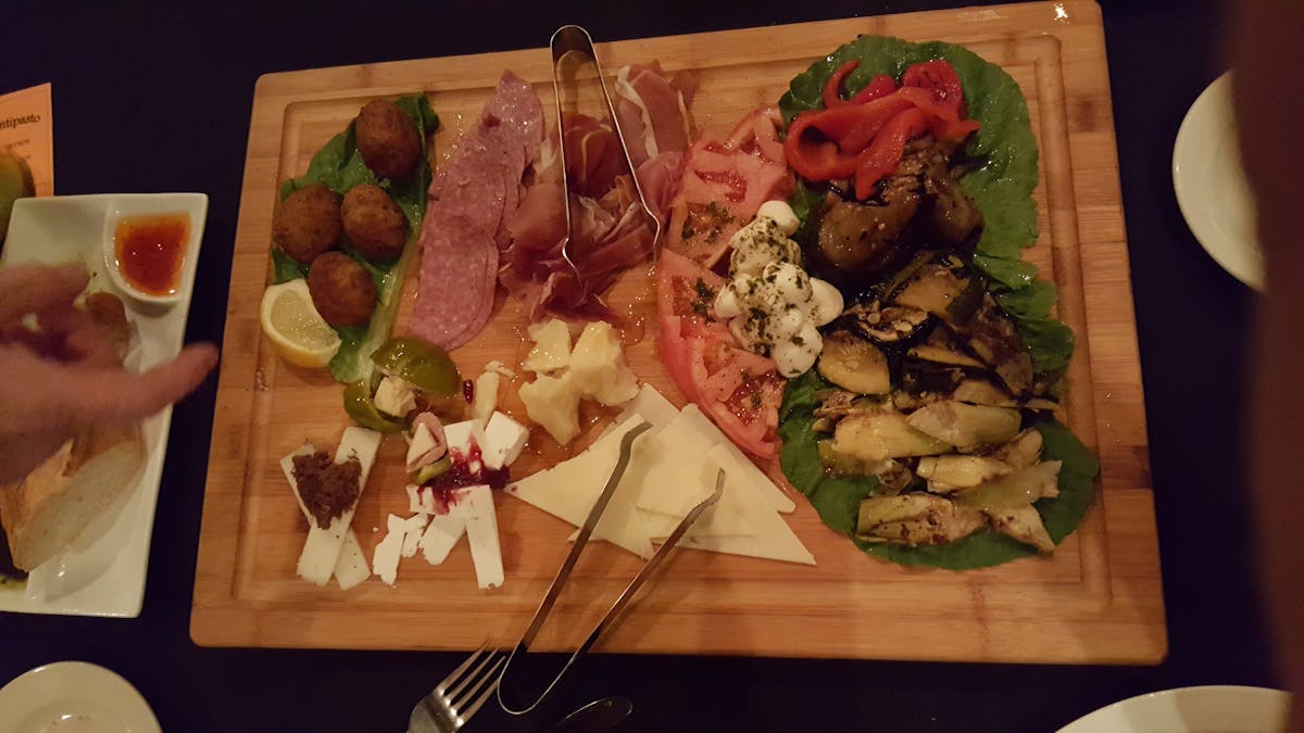 a charcuterie board