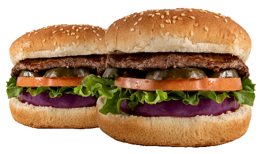 a sandwich cut in half
