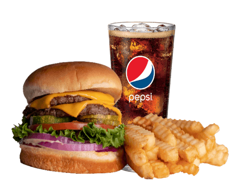 Jr. Double Frosty King American Fast Food Restaurant in Bakersfield, CA