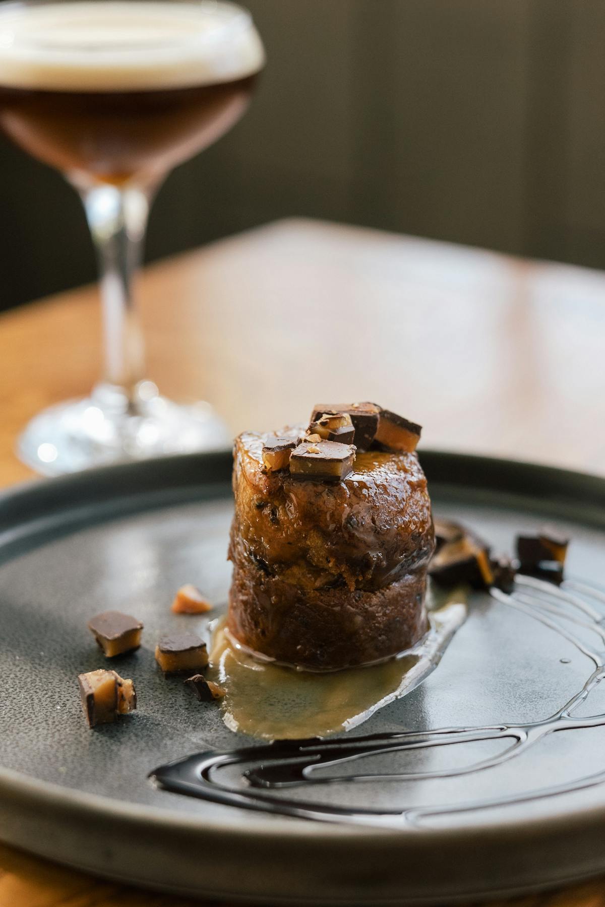 a close up of a piece of chocolate cake on a plate