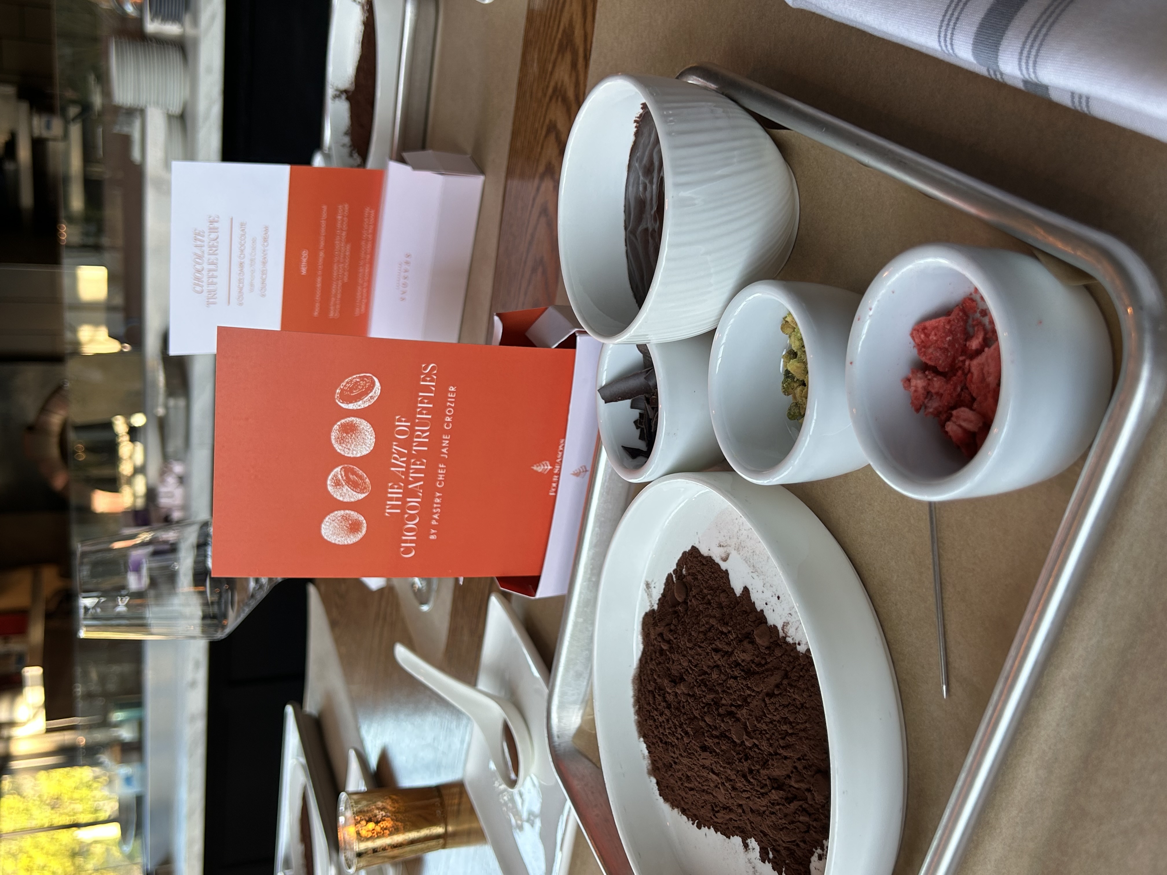 a plate of food on a table