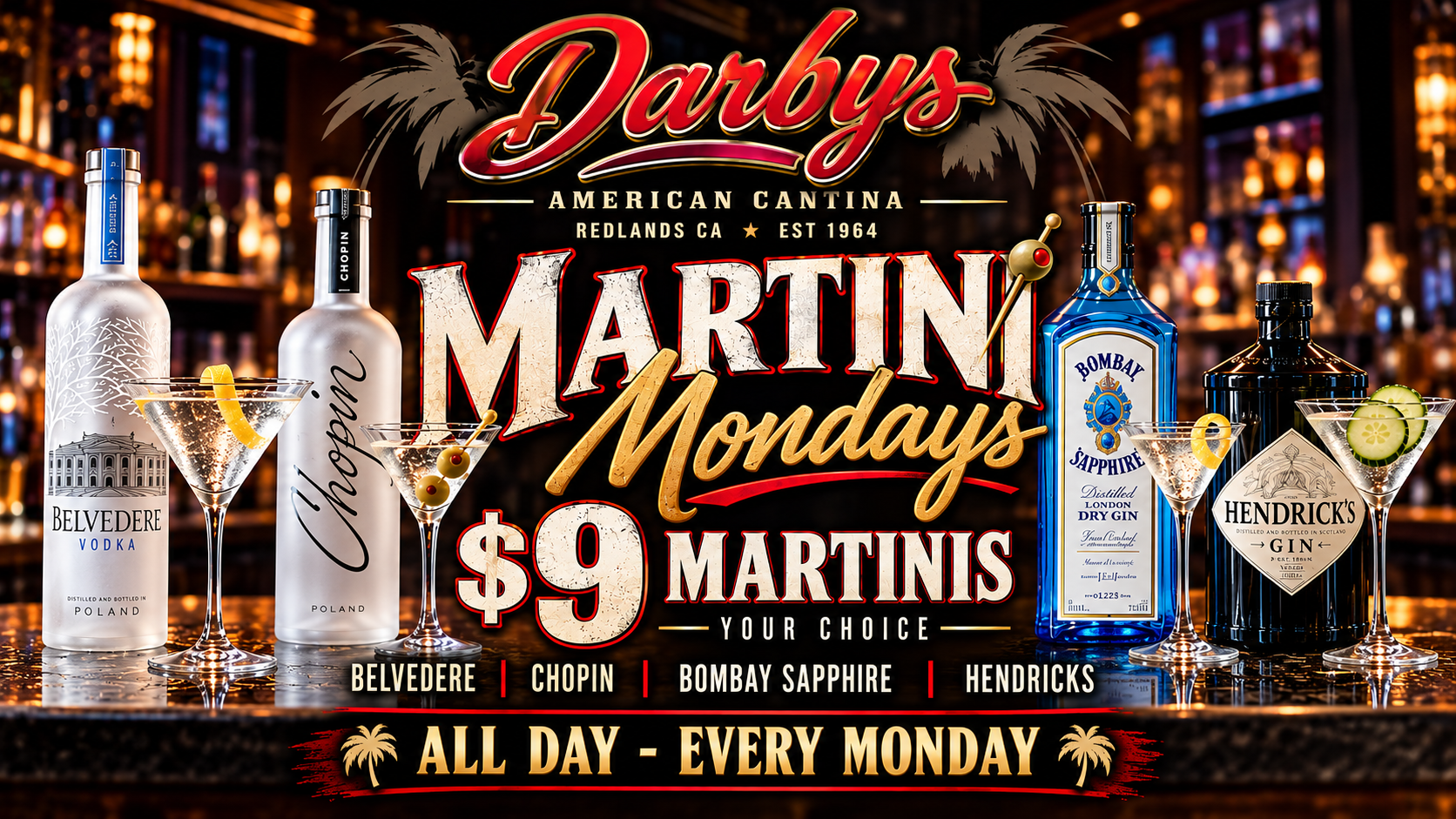 a advertisement for a bar