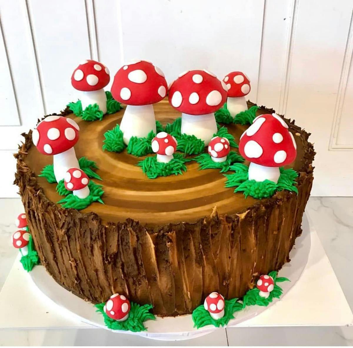 a cake made to look like a train