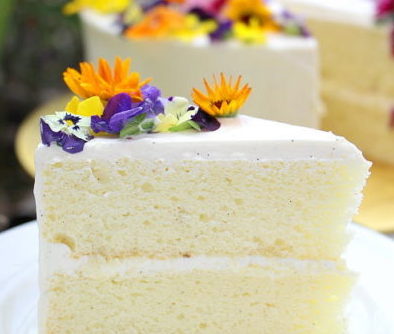 a close up of a piece of cake on a plate