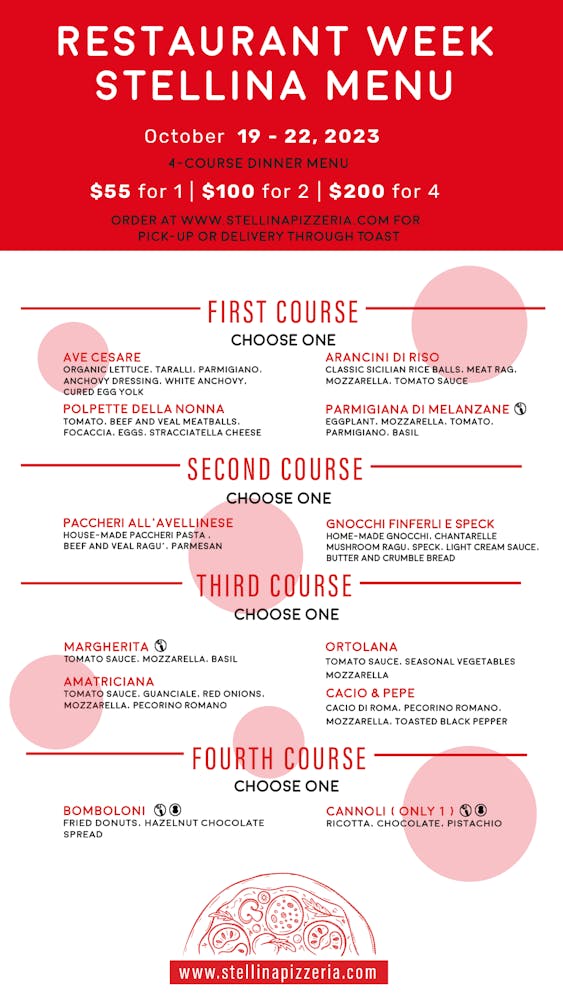 Restaurant Week | Stellina Pizzeria