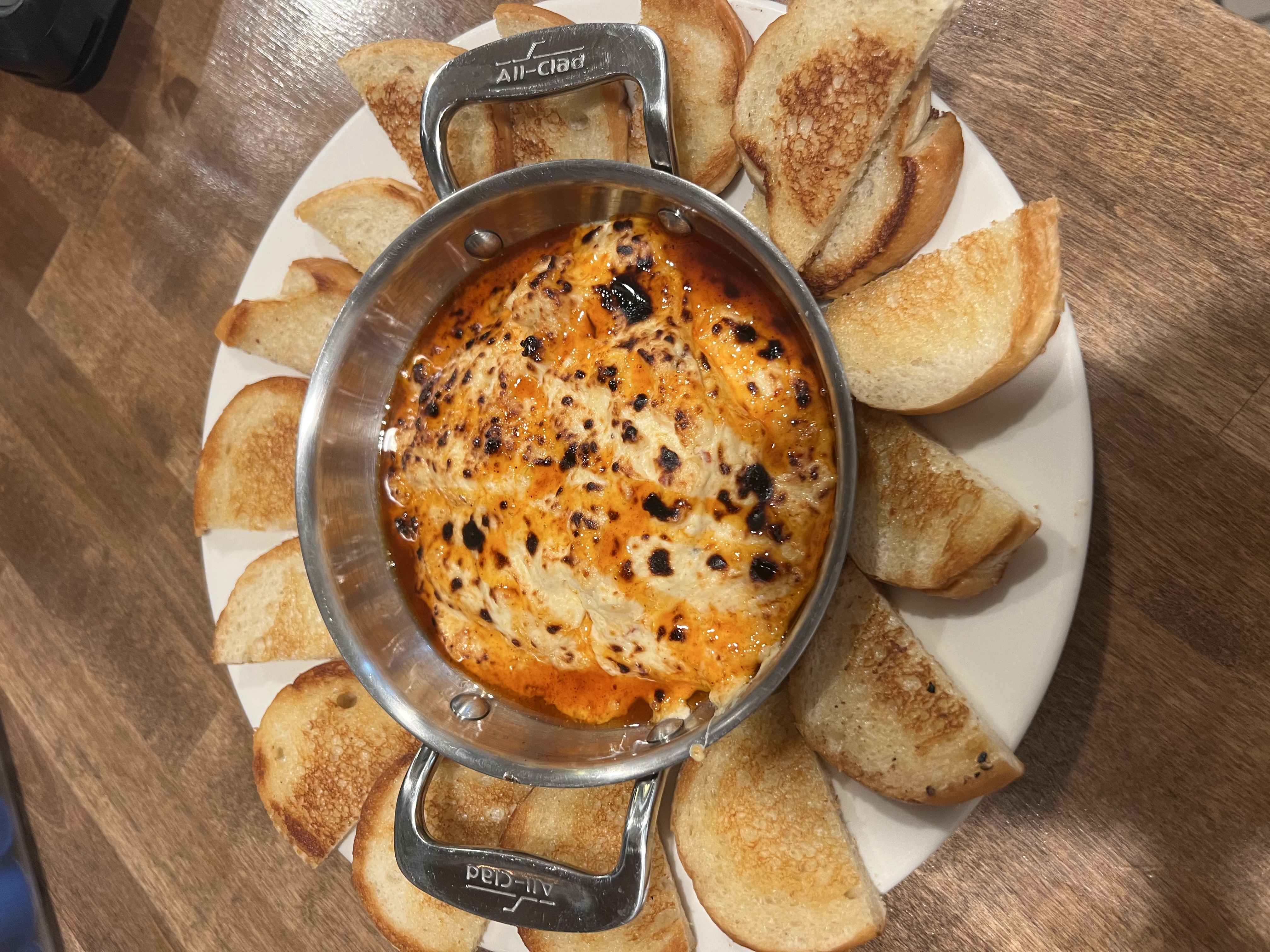 a plate of food on a table