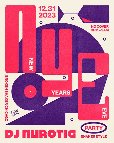 Broken Shaker New Years Eve 2024 Chicago