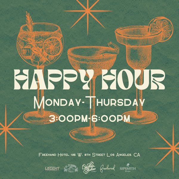 Happy Hour MondayThursday 300p600p Broken Shaker The Broken