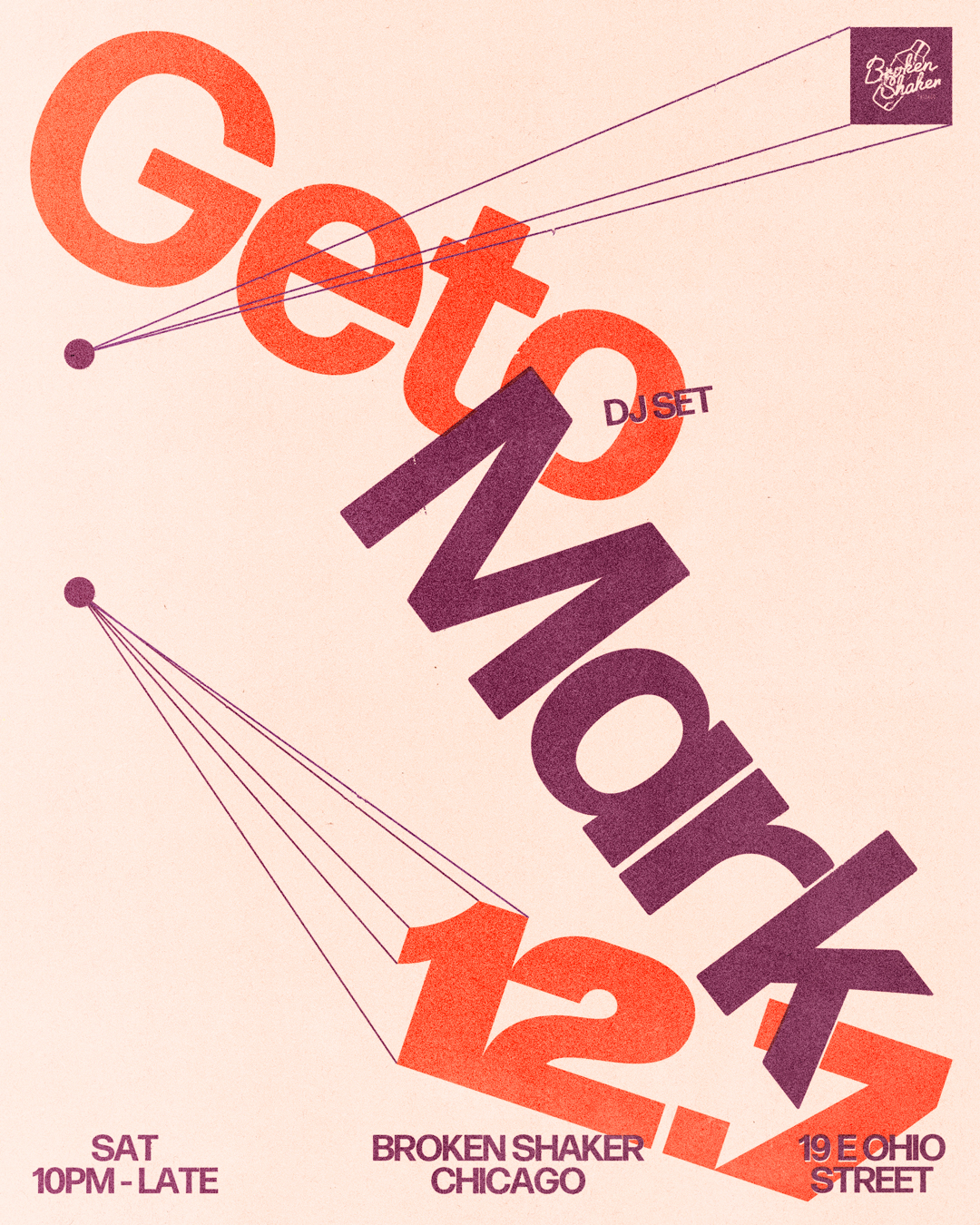 SAT | 12.07 | GETO MARK | 10PM | Broken Shaker | Cocktail Bar ...