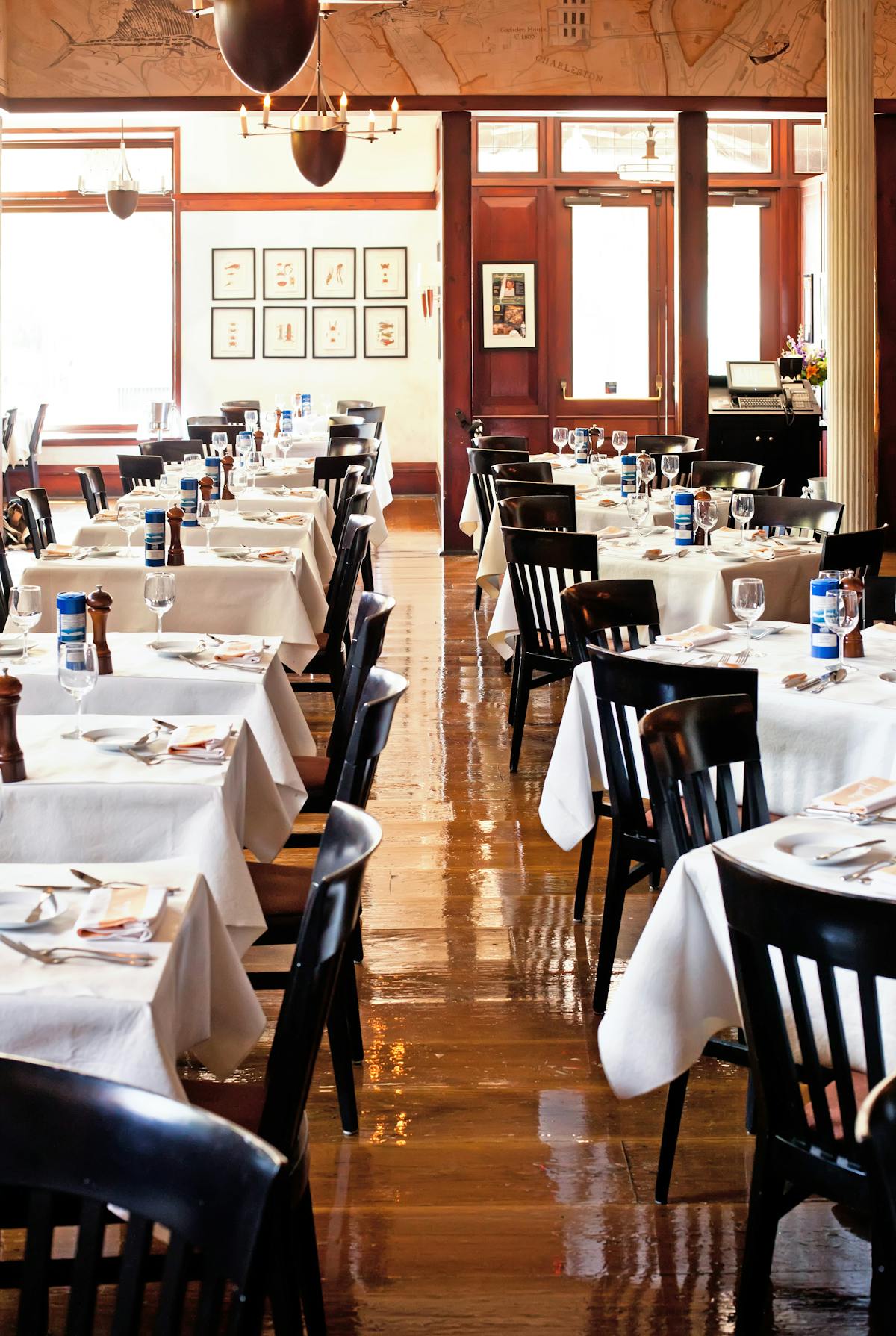 a dining room table