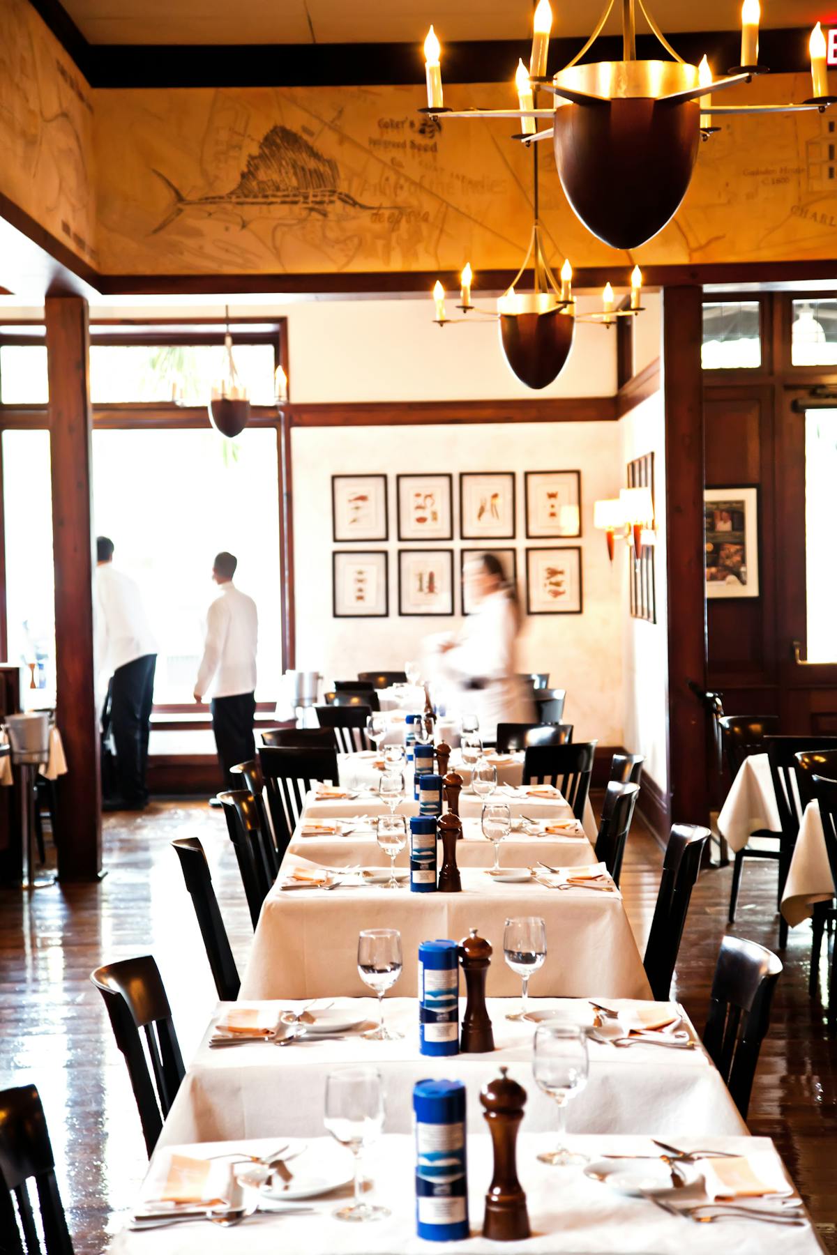 a dining room table