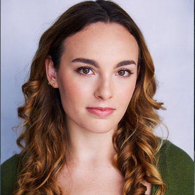 a person in a blue shirt