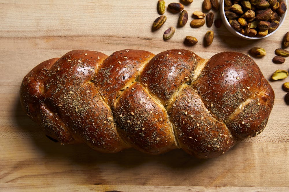 a close up of food on a table