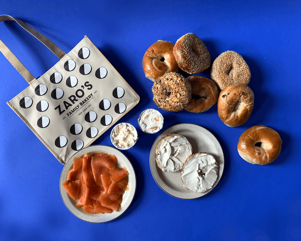 a table topped with different types of donuts