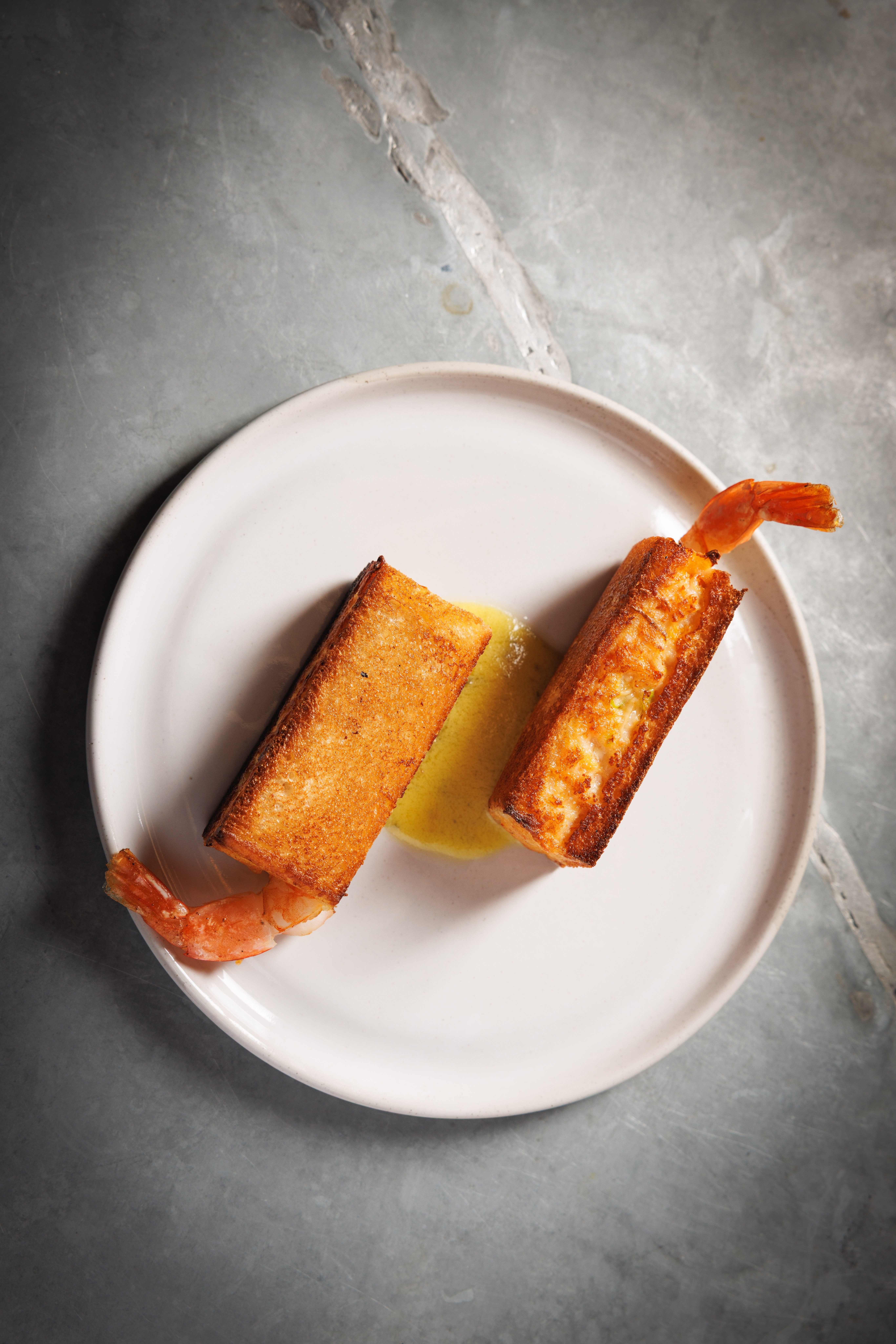 a piece of food on a plate