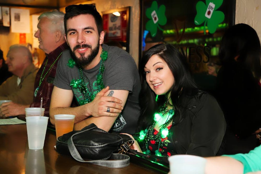 a group of people sitting at a table