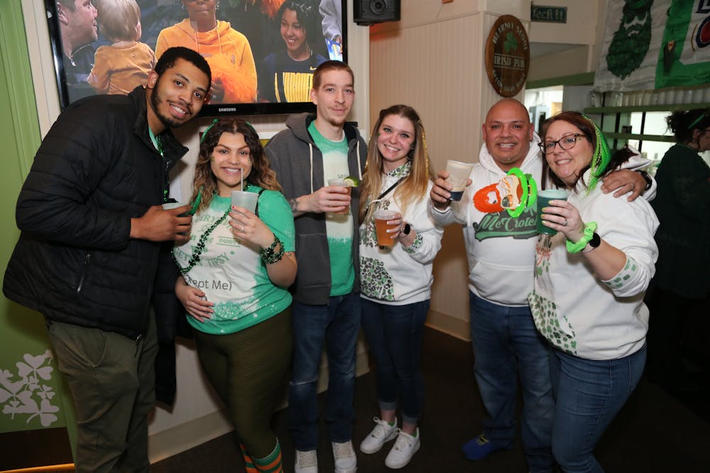 a group of people posing for a photo