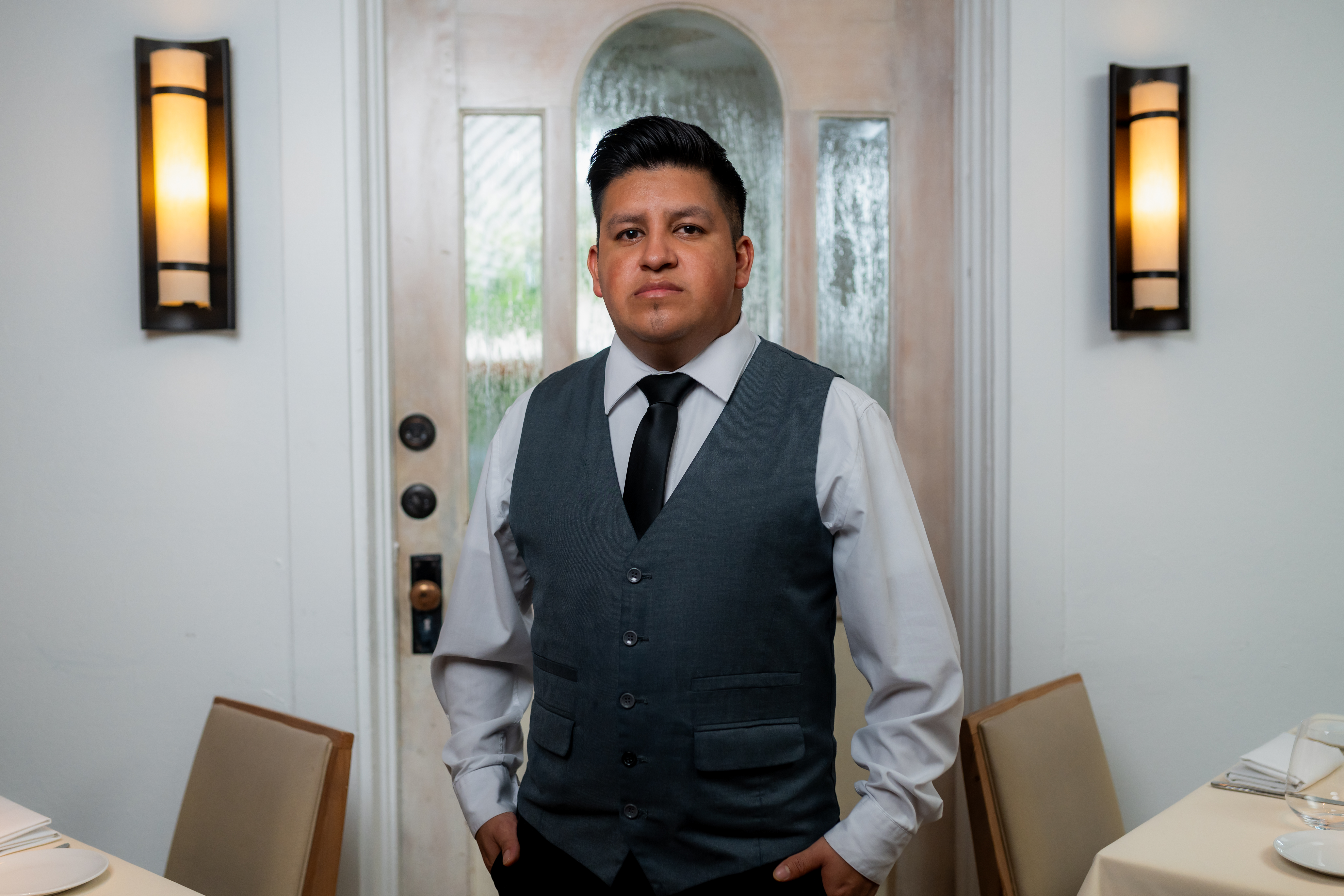 a man wearing a suit and tie