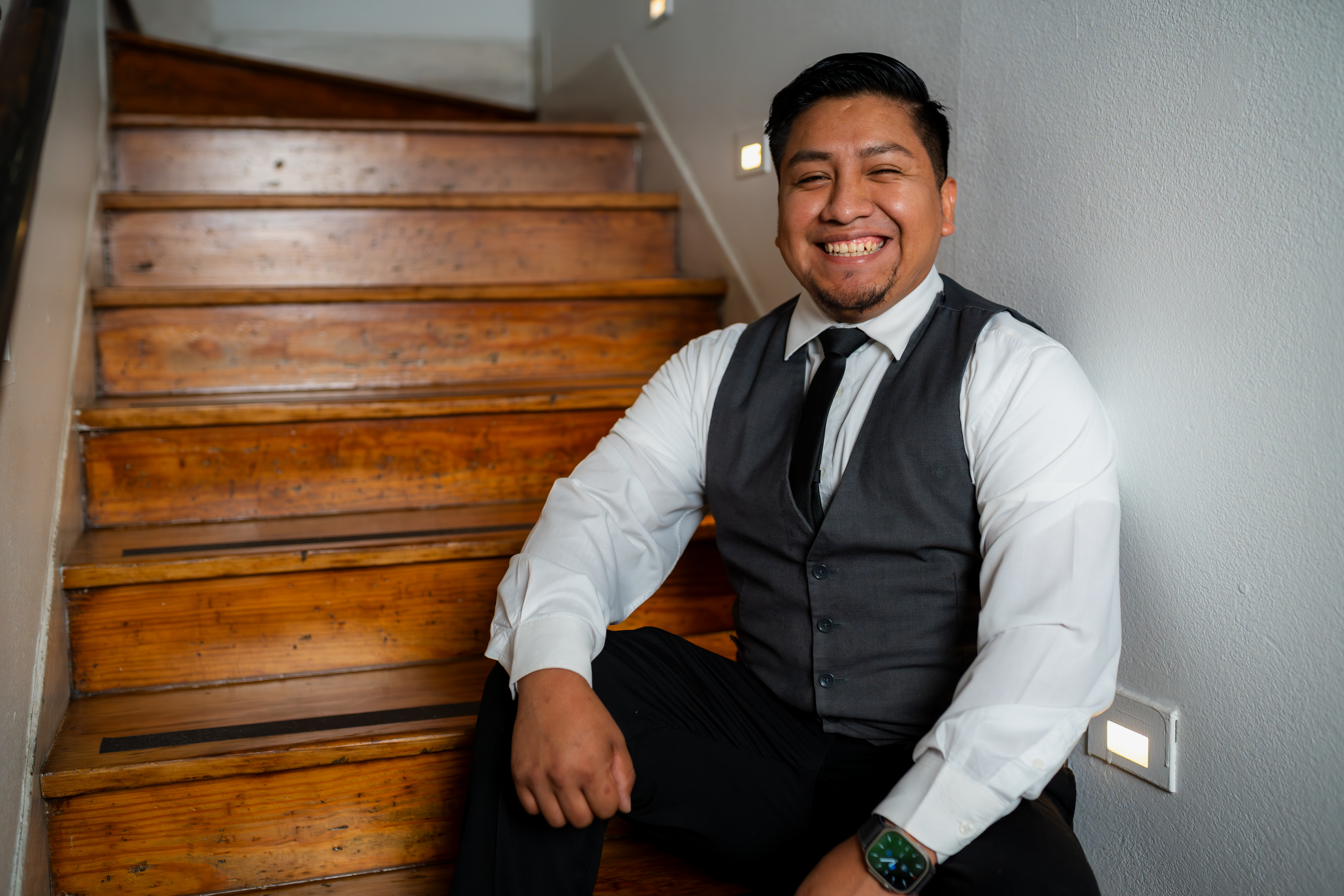 a man wearing a suit and tie