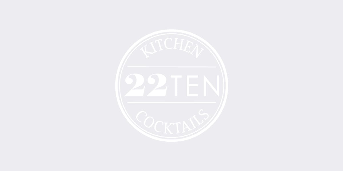 22TEN Kitchen Cocktails restaurant logo - View nutrition facts, calories, and macros for menu items at 2210 W 69th St Sioux Falls, SD 57108