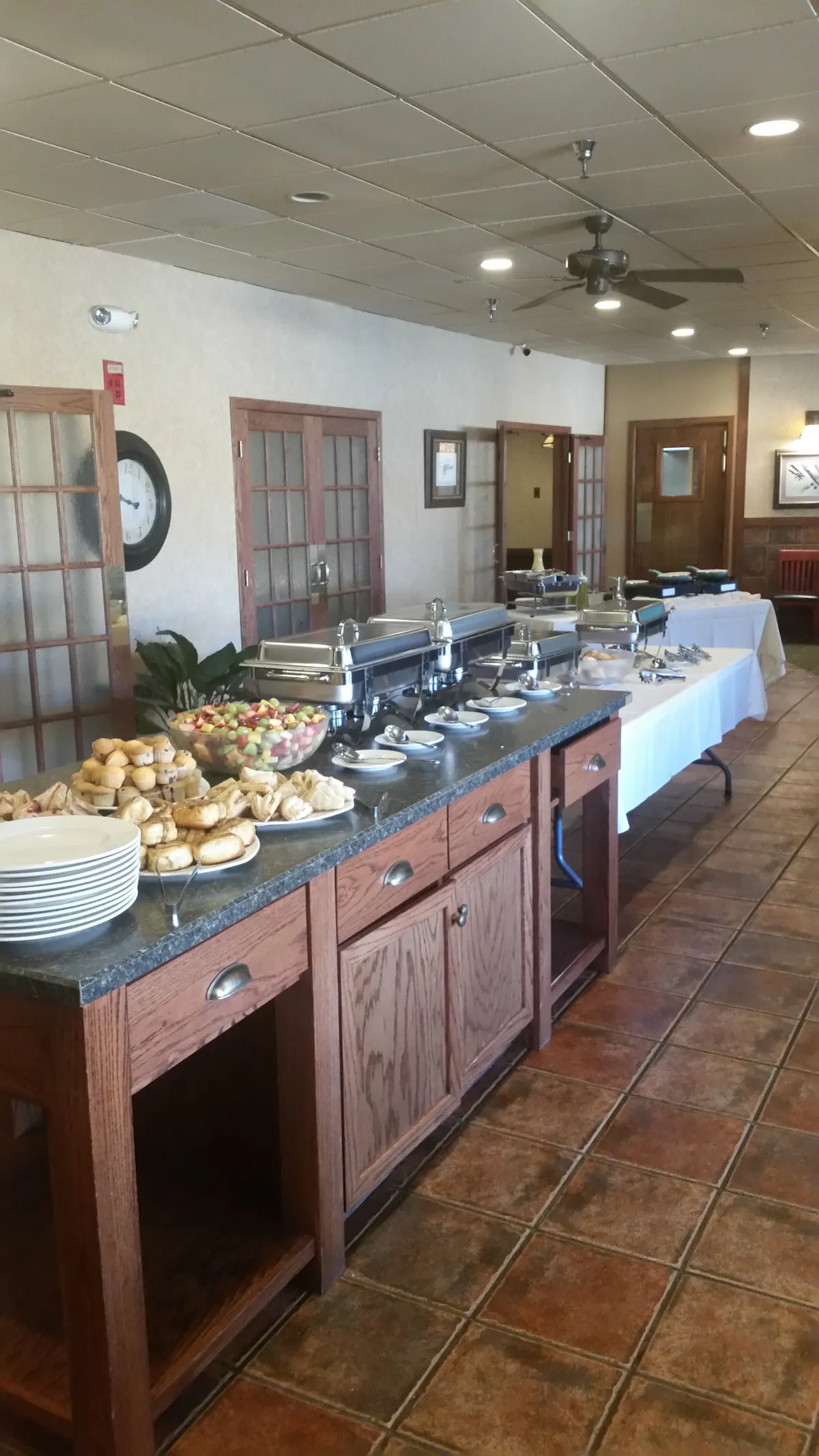 catering setup