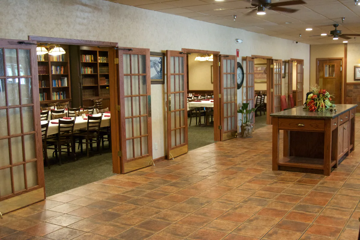 entrance to private room
