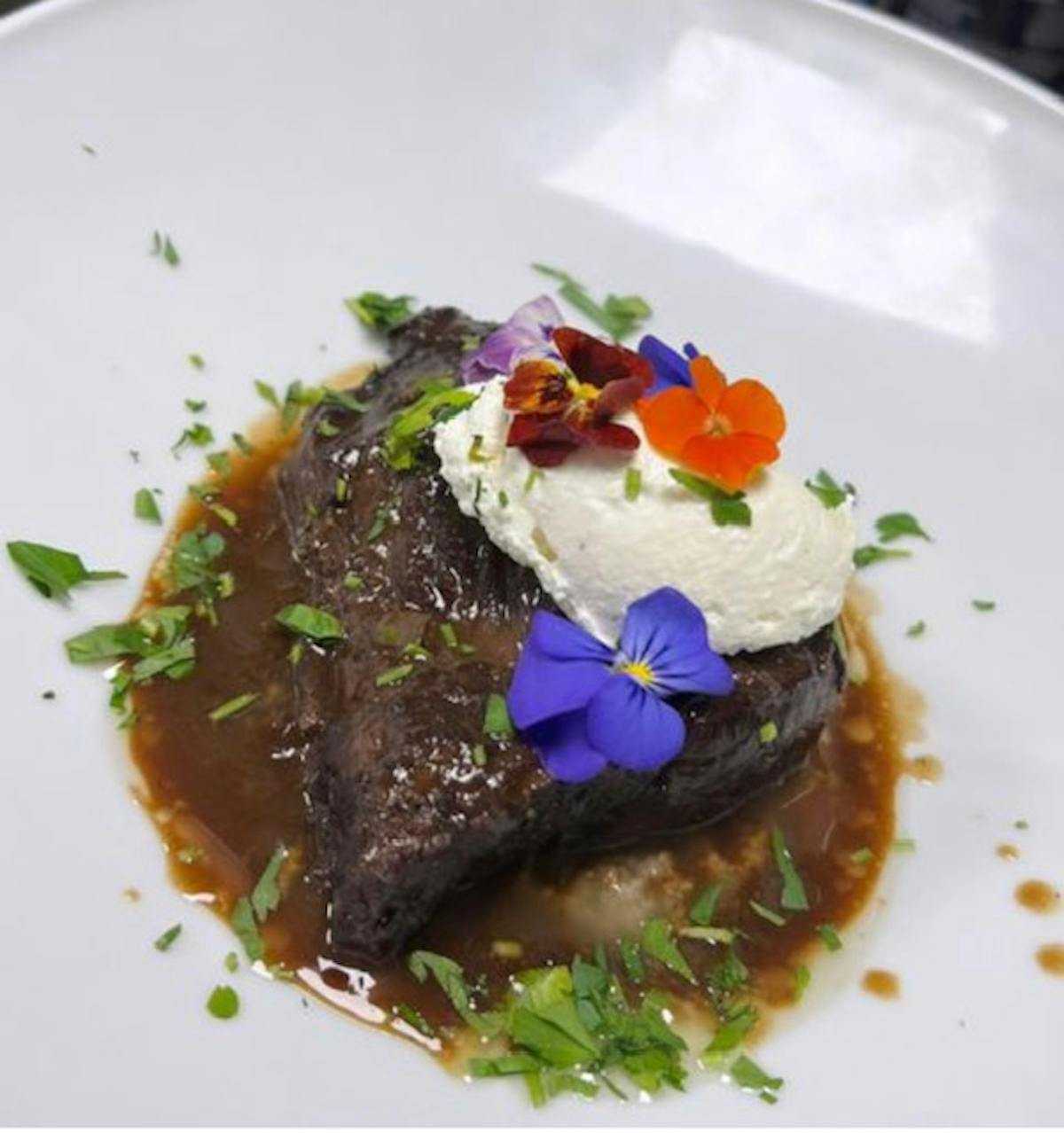a plate of food