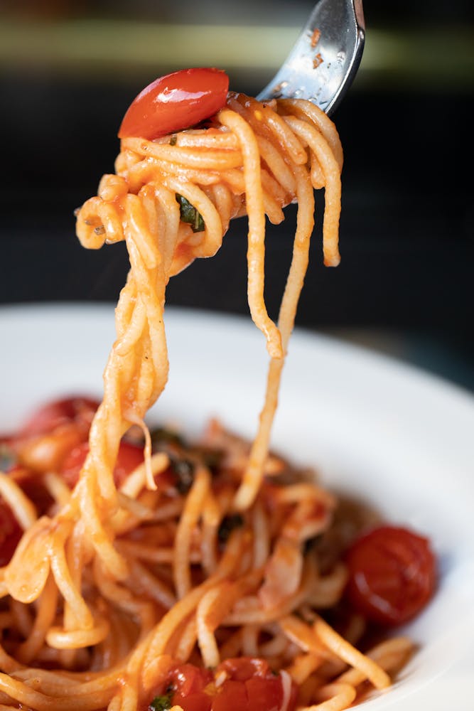 a close up of a plate of food