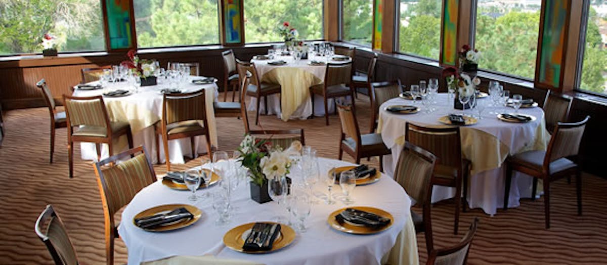 a dining room table