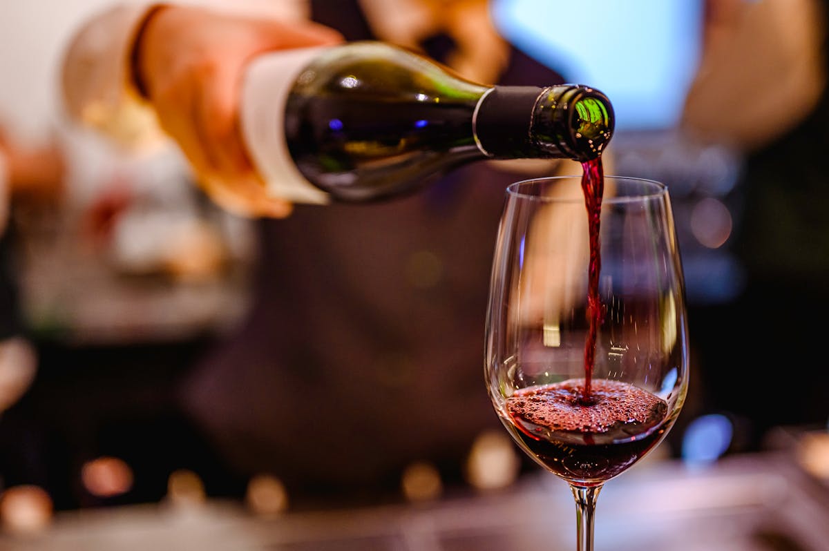 half priced wine at simms steakhouse