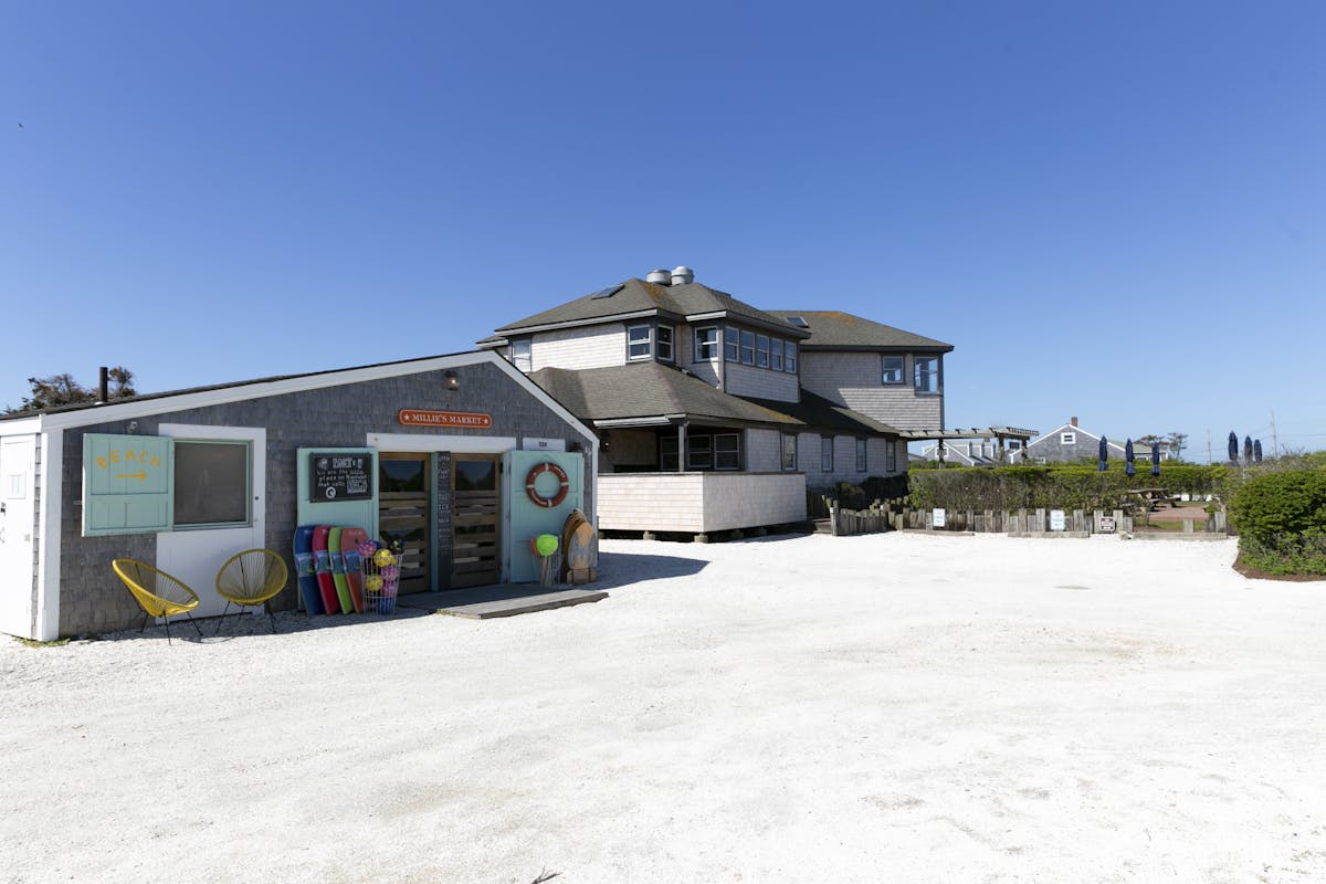 a house covered in snow