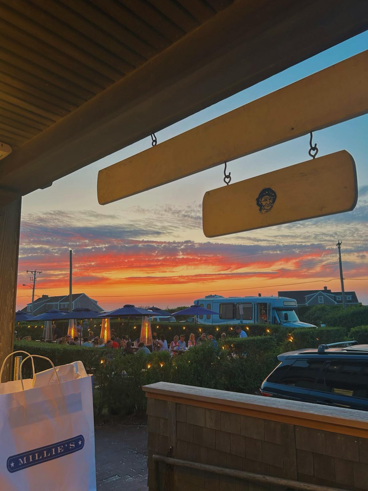 a sign on the side of a building