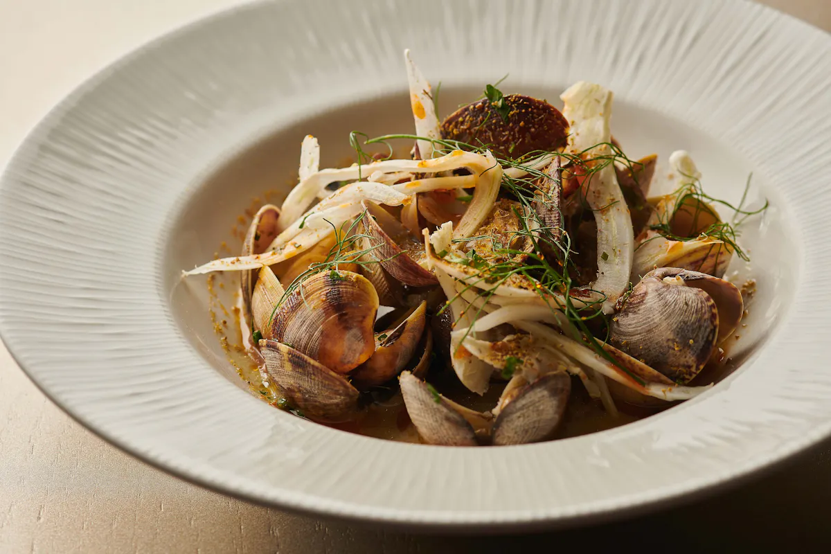 a bowl of food on a plate