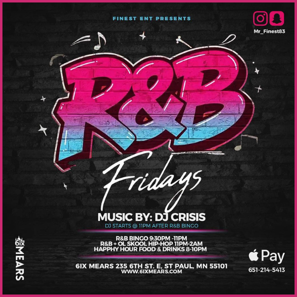 R and b fridays flyer