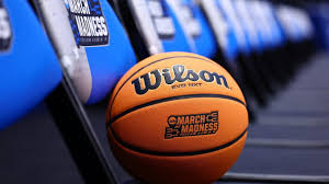 Wilson basketball on a chair