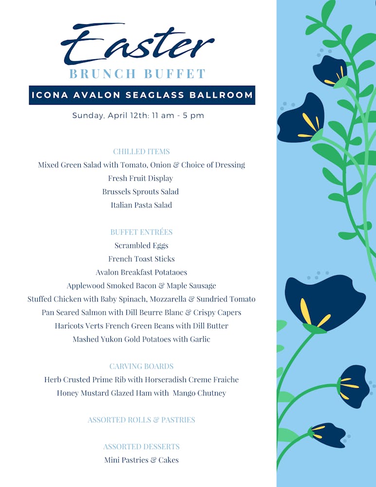 Cancelled Easter Brunch 2020 Avalon Brew Pub