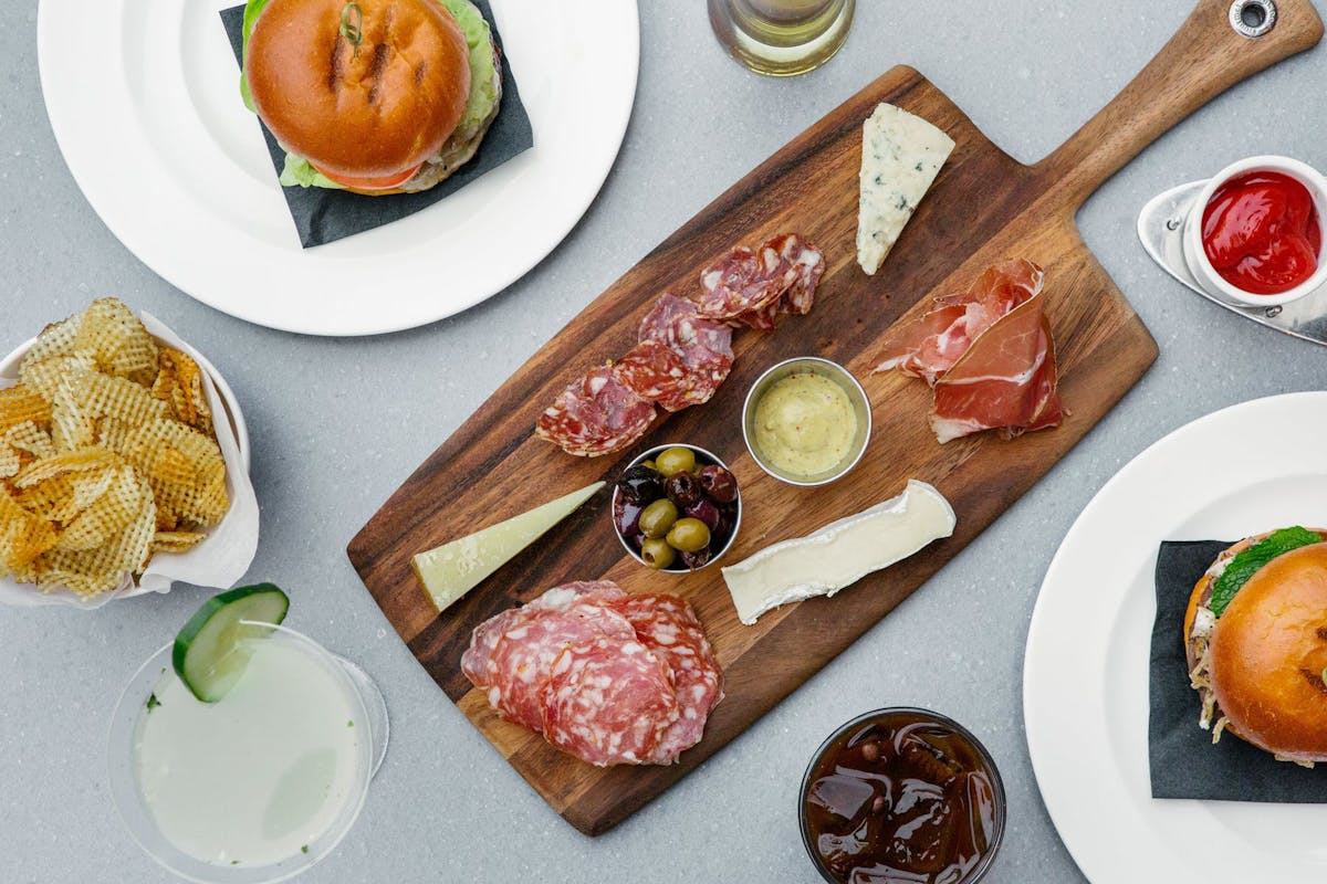 a bunch of food on a plate