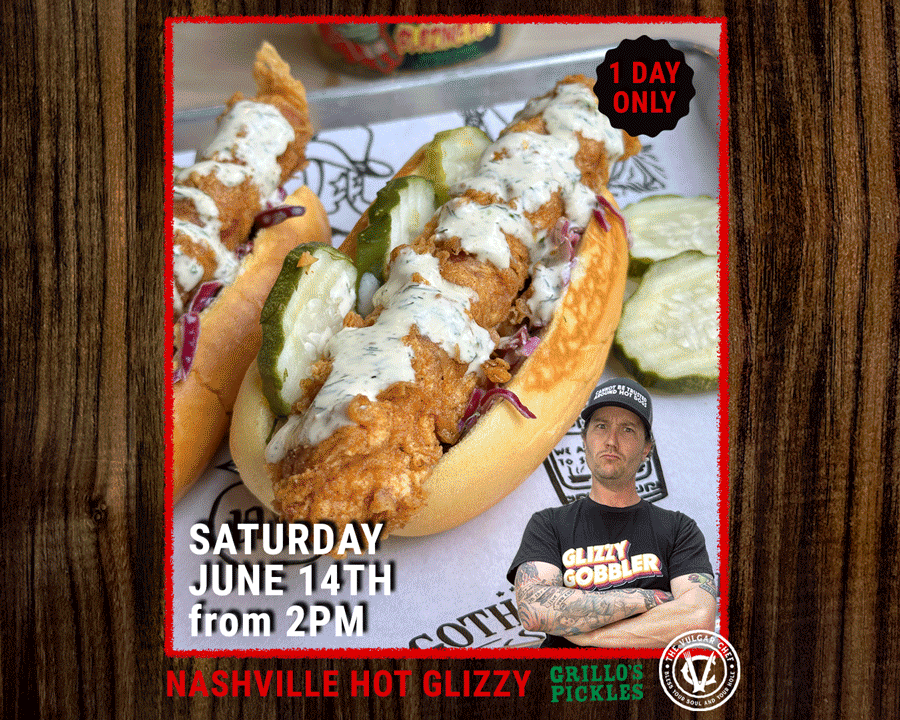 a hot dog sitting on a table