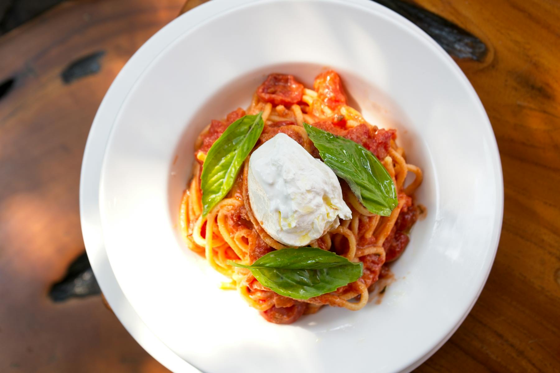 a plate of food on a table